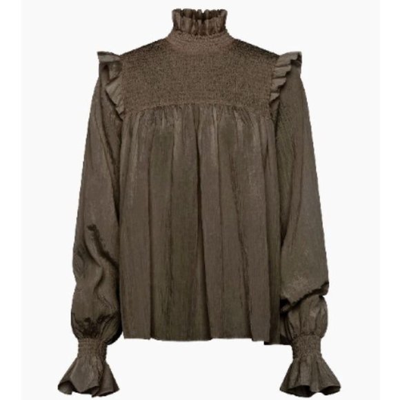 XS French Connections High Neck Black top - Picture 1 of 6